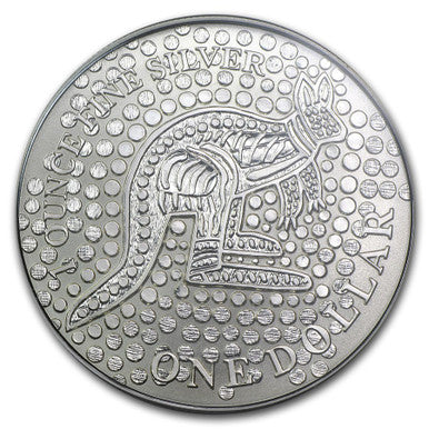 2001 $1 Kangaroo 1oz Silver Uncirculated Coin