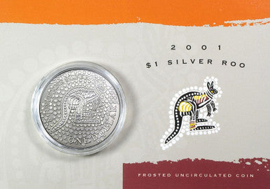 2001 $1 Kangaroo 1oz Silver Uncirculated Coin