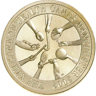 2002 $5 XVII Commonwealth Games Manchester Al-Bronze Uncirculated Three Coin Set
