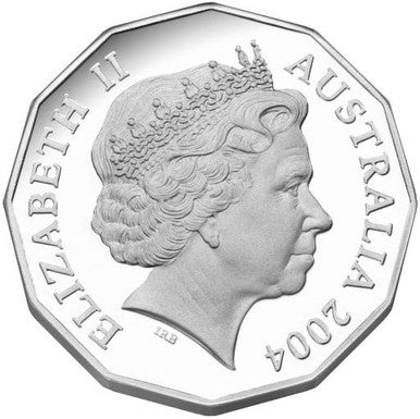 2004 50c Primary School Student Winning Design Silver Proof Coin