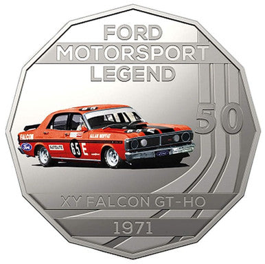 2018 50c ANDA Sydney Ford Motorsport Legends 1971 XY Falcon GT-HO Phase III PNC