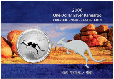 2006 $1 Kangaroo 1oz Silver Uncirculated Coin