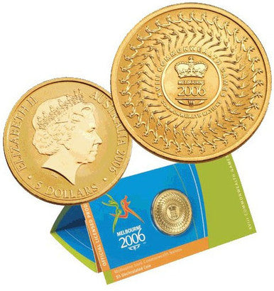 2006 $5 Commonwealth Games Melbourne Commonwealth Nations Uncirculated Coin