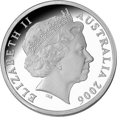 2006 $5 State Government 150 Years of Tasmania Silver Proof Coin