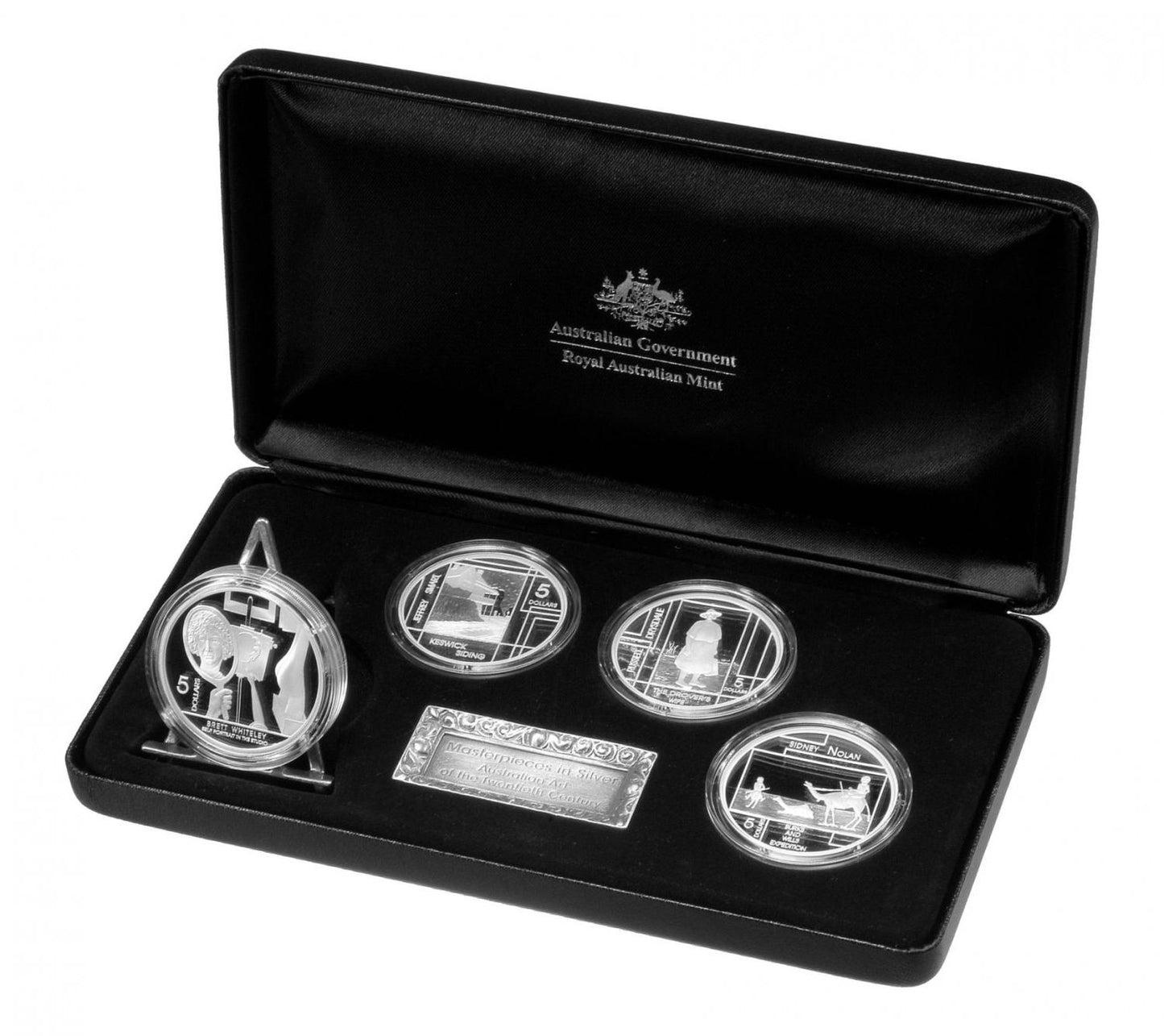 2006 Masterpieces In Silver Australian Art of The Twentieth Century 4 Coin Proof Set