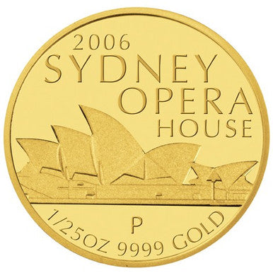 2006 $5 Sydney Opera House 1/25oz Gold Proof Coin