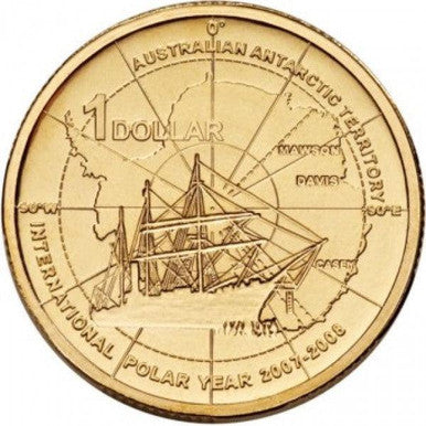 2007 $1 International Polar Year Uncirculated Coin