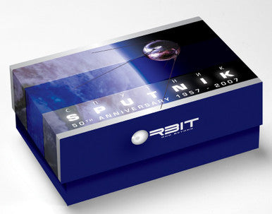 Cook Islands 2007 $1 Orbit and Beyond Sputnik 50th Anniversary 1oz Silver Coloured Proof Coin