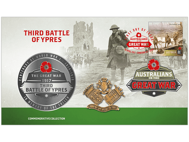 2017 Australia In The Great War Commemorative 5 Medallion Collection