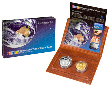 2008 International Year of Planet Earth Proof 2 Coin Set