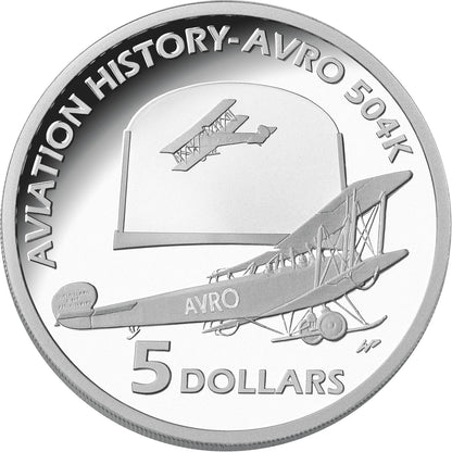 2008-2010 Masterpieces In Silver Flying Through Time Aviation 6 Coin Proof Set