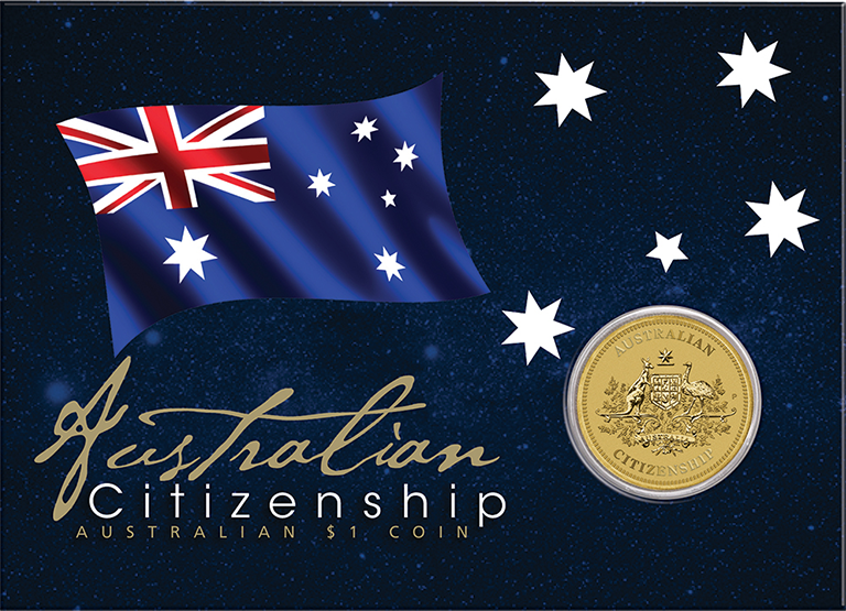 2019 $1 Australian Citizenship Uncirculated Coin