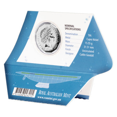 2008 50c 25th Anniversary of America's Cup Victory Australia II Uncirculated Coin