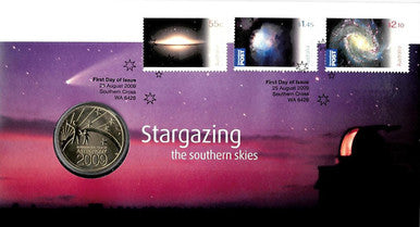 2009 $1 Stargazing The Southern Skies PNC