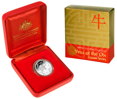 2009 $1 Year of The Ox Silver Proof Coin