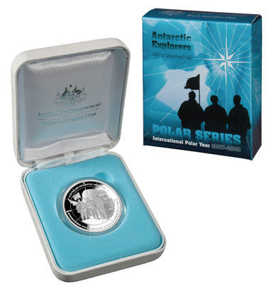 2009 $5 Polar Series Antarctic Explorers Silver Proof Coin