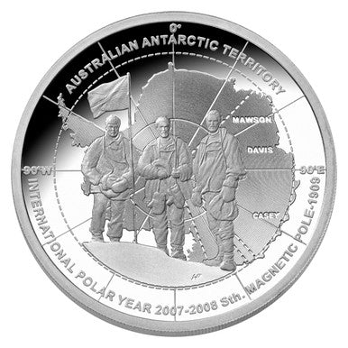2009 $5 Polar Series Antarctic Explorers Silver Proof Coin
