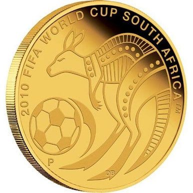 2010 $2 FIFA World Cup South Africa 0.5g Gold Proof Coin