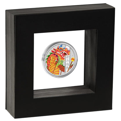 Tuvalu 2019 $1 Chinese New Year 1oz Silver Coloured Coin