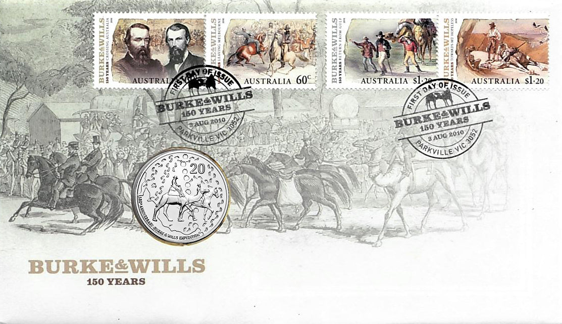 2010 20c Burke & Wills 150 Years PNC