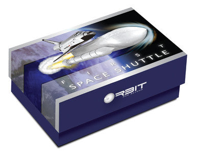 Cook Islands 2010 $1 Orbit and Beyond First Space Shuttle 1oz Silver Coloured Proof Coin