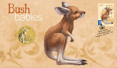 2011 $1 Bush Babies Kangaroo PNC