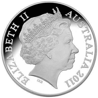 2011 $1 The Presidents Cup 1oz Silver Coloured Proof Coin