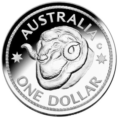 2011 $1 Ram's Head Silver Proof Coin