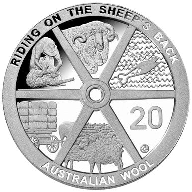 2011 Australian Wool Proof 2 Coin Set