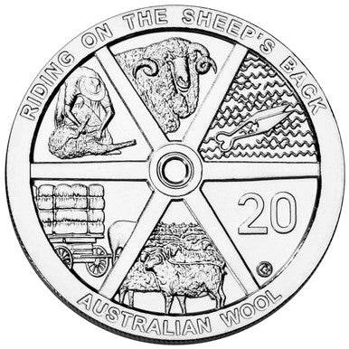 2011 Australian Wool Uncirculated 2 Coin Set