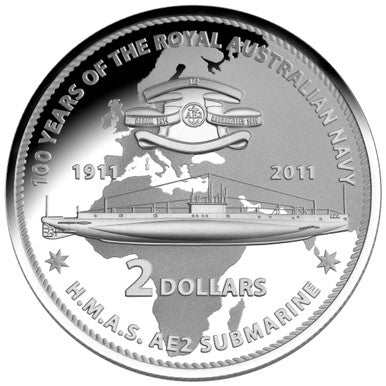 2011 Masterpieces In Silver Centenary of The Royal Australian Navy 6 Coin Proof Set