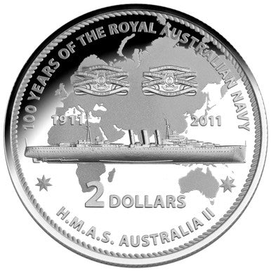 2011 Masterpieces In Silver Centenary of The Royal Australian Navy 6 Coin Proof Set