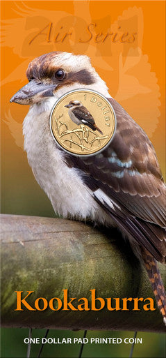 2011 $1 Air Series Kookaburra Coloured Uncirculated Coin