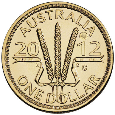 2012 $1 Wheat Sheaf Dollar Bluebell Counterstamp 'C' Mintmark Uncirculated Coin