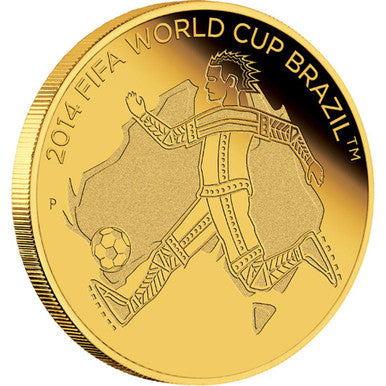 2014 $2 FIFA World Cup Brazil 0.5g Gold Coin