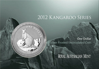 2012 $1 Kangaroo Mareeba Rock Wallaby 1oz Silver Uncirculated Coin