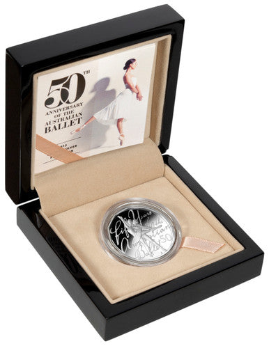 2012 50c 50th Anniversary of The Australian Ballet Silver Proof Coin