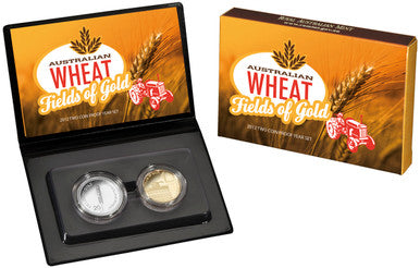 2012 Australian Wheat Field Proof 2 Coin Set