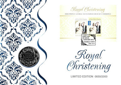 2013 £5 Royal Christening HRH Prince George Alexander Louis of Cambridge PNC