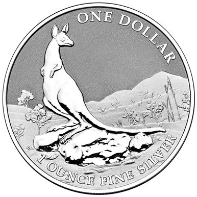2013 $1 Kangaroo Explorer's First Sightings 1oz Silver Uncirculated Coin