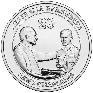 2013 20c Australia Remembers Royal Australian Army Chaplains Uncirculated Coin