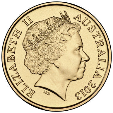 2013 $2 60th Anniversary of The Coronation of Her Majesty Queen Elizabeth II 'C' Mintmark Coloured Uncirculated Coin