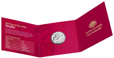 2013 50c Tetra Decagon Year of The Snake Uncirculated Coin