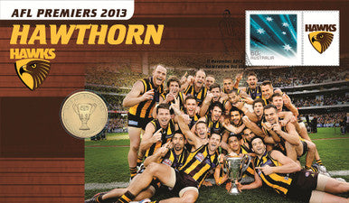 2013 $1 Hawthorn Hawks AFL Premiers PNC