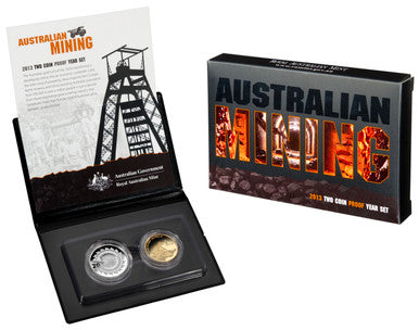 2013 Australian Mining Proof 2 Coin Set