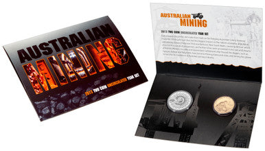 2013 Australian Mining Uncirculated 2 Coin Set