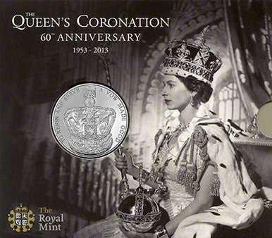 UK 2013 £5 The Queen's Coronation 60th Anniversary Uncirculated Coin