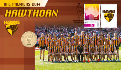 2014 $1 Hawthorn Hawks AFL Premiers PNC