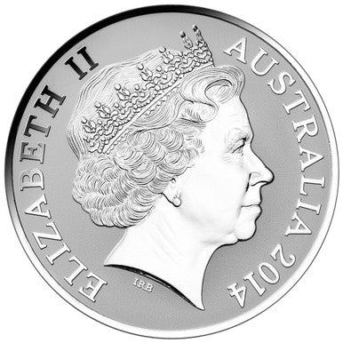 2014 $1 Kangaroo Explorer's First Sightings 1oz Silver Uncirculated Coin