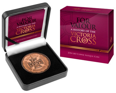 2014 $10 For Valour A History of The Victoria Cross Copper Antique Coin